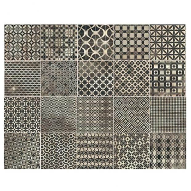 8”x8” Esprit Deco Brun Mix Nat. Rt SQUAREFOOT FLOORING - MISSISSAUGA - TORONTO - BRAMPTON