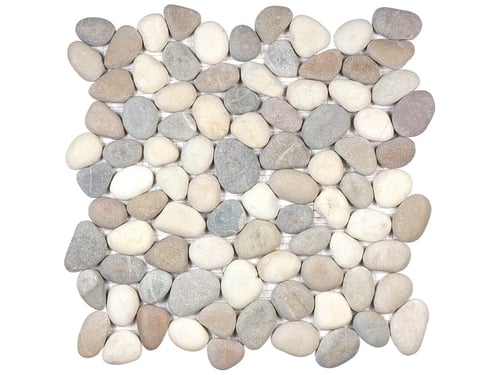 Zen Harmony Warm Blend Natural Pebble Mosaic Matte – Anatolia Tile SQUAREFOOT FLOORING - MISSISSAUGA - TORONTO - BRAMPTON