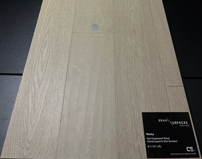 Wesley Brand Surfaces Oak Engineered Hardwood Flooring - Click