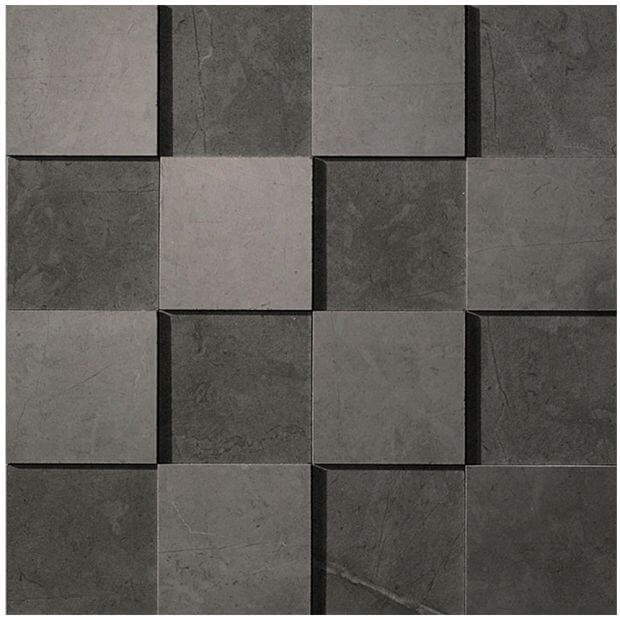 3”x3” Marvel Mosaico 3D Grey SQUAREFOOT FLOORING - MISSISSAUGA - TORONTO - BRAMPTON