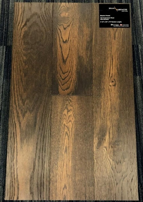 Elusive Forest Brand Surfaces Oak Wirebrushed Engineered Hardwood Flooring SQUAREFOOT FLOORING - MISSISSAUGA - TORONTO - BRAMPTON