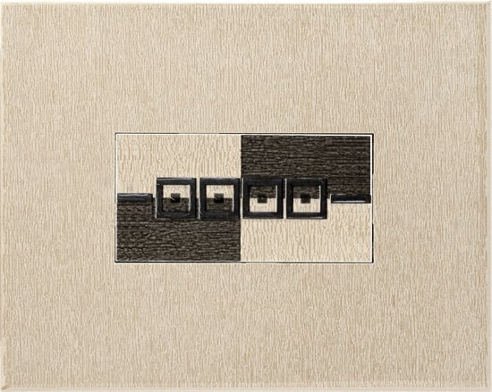 Splendour Series Gloss Ceramic Wall Tiles - Color: White, Biscuit, Bone, Dark Grey, Taupe, Brown - Size: 8 X 10 - Image 6