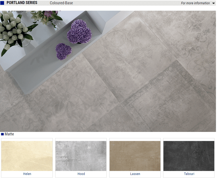 Portland Series Matte Porcelain Tiles – Color: Helen, Hood, Lassen, Tabouri – Size: 32×32 12×24 SQUAREFOOT FLOORING - MISSISSAUGA - TORONTO - BRAMPTON