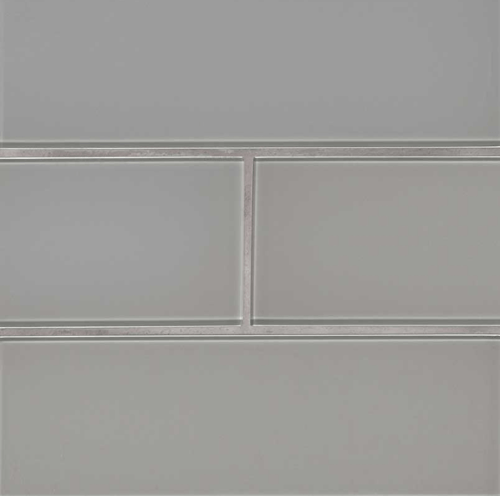 OYSTER GRAY SUBWAY TILE 4X12X8MM Glass Mosaics SQUAREFOOT FLOORING - MISSISSAUGA - TORONTO - BRAMPTON