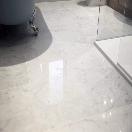 Bianco Carrara Marble Sapphirus Stone & Tile SQUAREFOOT FLOORING - MISSISSAUGA - TORONTO - BRAMPTON