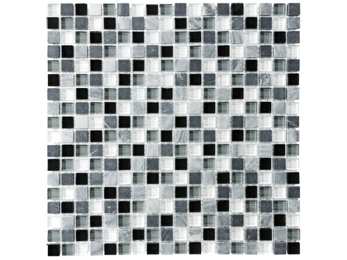 Midnight Glass Stone 5/8 X 5/8 In / 1.6 X 1.6 Cm Mosaic – Anatolia Tile SQUAREFOOT FLOORING - MISSISSAUGA - TORONTO - BRAMPTON