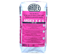 Ardex X4 Tile And Stone Mortar (Gray) 40lba SQUAREFOOT FLOORING - MISSISSAUGA - TORONTO - BRAMPTON