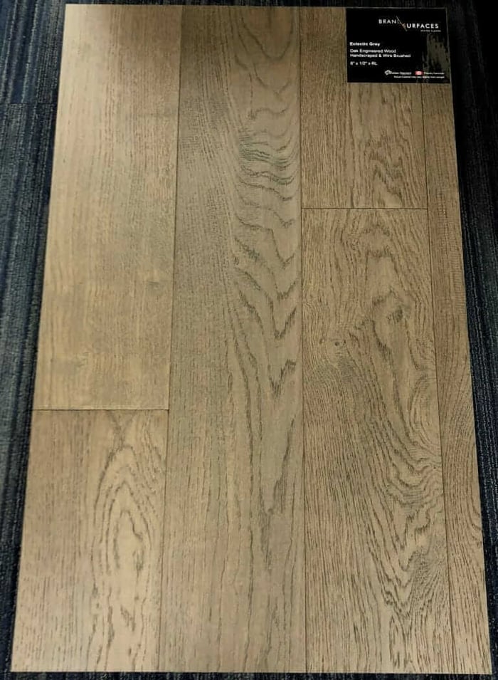 Eclectic Grey Brand Surfaces Oak Handscraped Engineered Hardwood Flooring SQUAREFOOT FLOORING - MISSISSAUGA - TORONTO - BRAMPTON