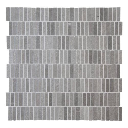 1,5”x0,45” Mudmosaic Brickchip Ash Honed SQUAREFOOT FLOORING - MISSISSAUGA - TORONTO - BRAMPTON