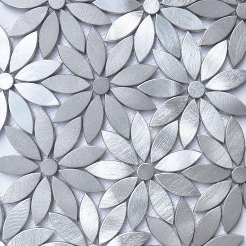 4” Flower Mos. Thistle Silver Mix SQUAREFOOT FLOORING - MISSISSAUGA - TORONTO - BRAMPTON