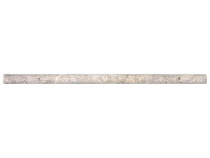 Silver Ash Travertine 5/8 x 12 in / 1.5 x 30.5 cm Pencil Honed Natural Stone – Anatolia Tile SQUAREFOOT FLOORING - MISSISSAUGA - TORONTO - BRAMPTON
