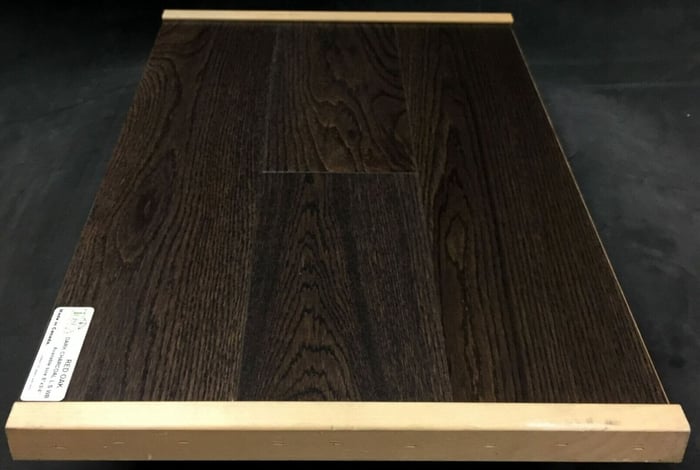 Dark Charcoal Tosca Red Oak Wirebrushed Hardwood Flooring SQUAREFOOT FLOORING - MISSISSAUGA - TORONTO - BRAMPTON
