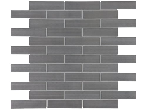 Stainless Steel 1 X 4 In / 2.5 X 10 Cm Brick Mosaic Glossy – Anatolia Tile SQUAREFOOT FLOORING - MISSISSAUGA - TORONTO - BRAMPTON