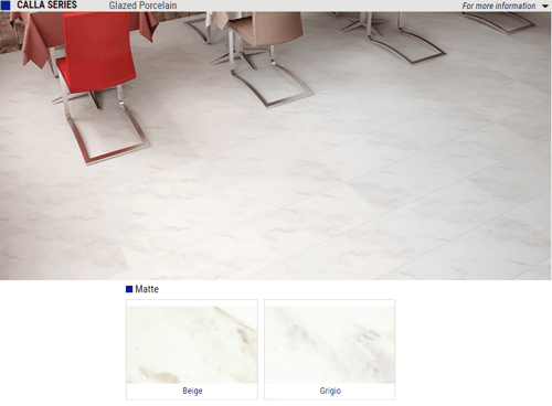 Calla Series Matte Glazed Porcelain Tile Color: Beige, Grigio – Size: 12×24 SQUAREFOOT FLOORING - MISSISSAUGA - TORONTO - BRAMPTON