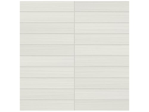 Zera Annex Bianco Porcelain 1 X 6 In / 2.5 X 15 Cm Stacked Mosaic Matte – Anatolia Tile SQUAREFOOT FLOORING - MISSISSAUGA - TORONTO - BRAMPTON