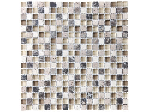 Cappucinno Glass Stone 5/8 X 5/8 In / 1.6 X 1.6 Cm Mosaic – Anatolia Tile SQUAREFOOT FLOORING - MISSISSAUGA - TORONTO - BRAMPTON