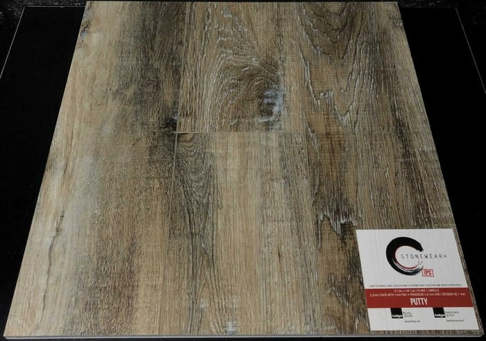 PUTTY 5.2MM STONEWEAR+ SPC VINYL PLANK FLOORING WITH PAD SQUAREFOOT FLOORING - MISSISSAUGA - TORONTO - BRAMPTON