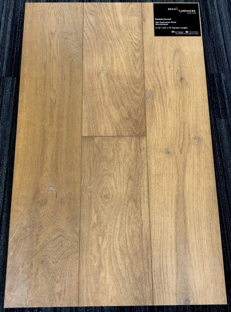 Smoked Accent Oak Engineered Hardwood Brand Surfaces Squarefoot Flooring Mississauga & Toronto
