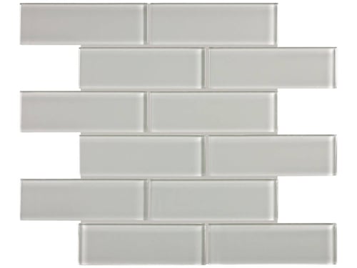 Element Mist Glass 2 X 6 In / 5 X 15 Cm Brick Mosaic – Anatolia Tile SQUAREFOOT FLOORING - MISSISSAUGA - TORONTO - BRAMPTON