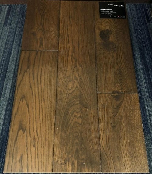 Smoked Tobacco Brand Surfaces Oak Handscraped Wire Brush Engineered Flooring SQUAREFOOT FLOORING - MISSISSAUGA - TORONTO - BRAMPTON