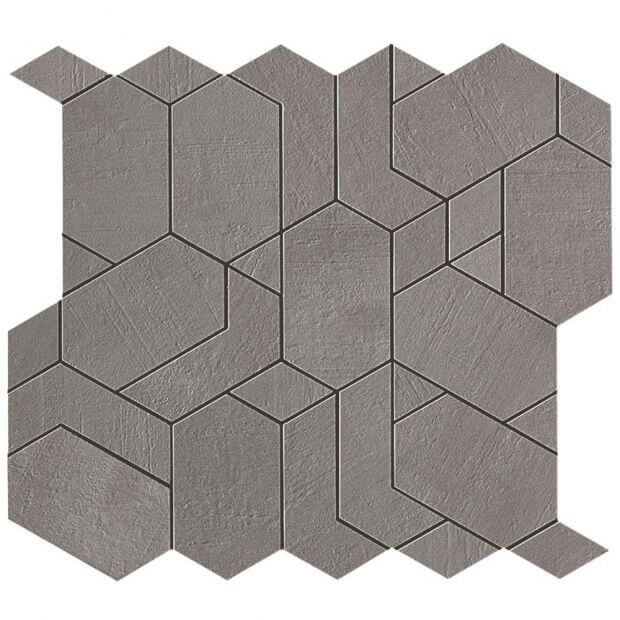 12”x13” Boost Mosaico Shapes Smoke SQUAREFOOT FLOORING - MISSISSAUGA - TORONTO - BRAMPTON