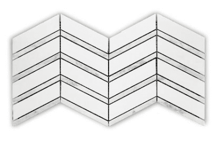 ROMA BIANCO CHEVRON MG894 SQUAREFOOT FLOORING - MISSISSAUGA - TORONTO - BRAMPTON