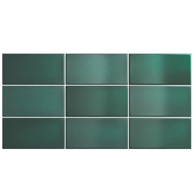 3”x6” Crackle Esmerald Green SQUAREFOOT FLOORING - MISSISSAUGA - TORONTO - BRAMPTON