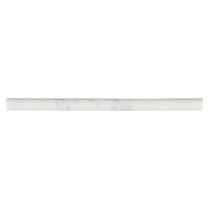 MSI Carrara White Pencil Moulding Honed