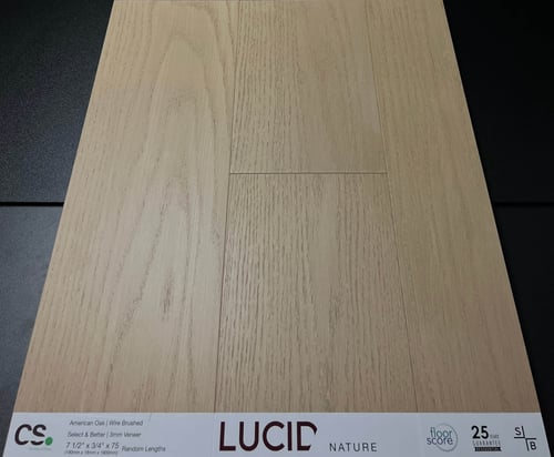 Nature Lucid White Oak Engineered Hardwood Flooring - Plank