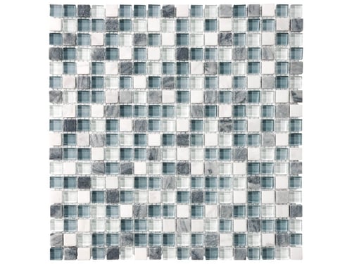 Waterfall Glass Stone 5/8 X 5/8 In / 1.6 X 1.6 Cm Mosaic – Anatolia Tile SQUAREFOOT FLOORING - MISSISSAUGA - TORONTO - BRAMPTON