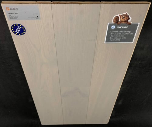 Mild Grey Boen Oak Engineered Hardwood Flooring SQUAREFOOT FLOORING - MISSISSAUGA - TORONTO - BRAMPTON