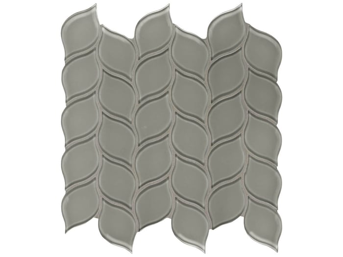 Element Smoke Glass Petal Mosaic – Anatolia Tile SQUAREFOOT FLOORING - MISSISSAUGA - TORONTO - BRAMPTON