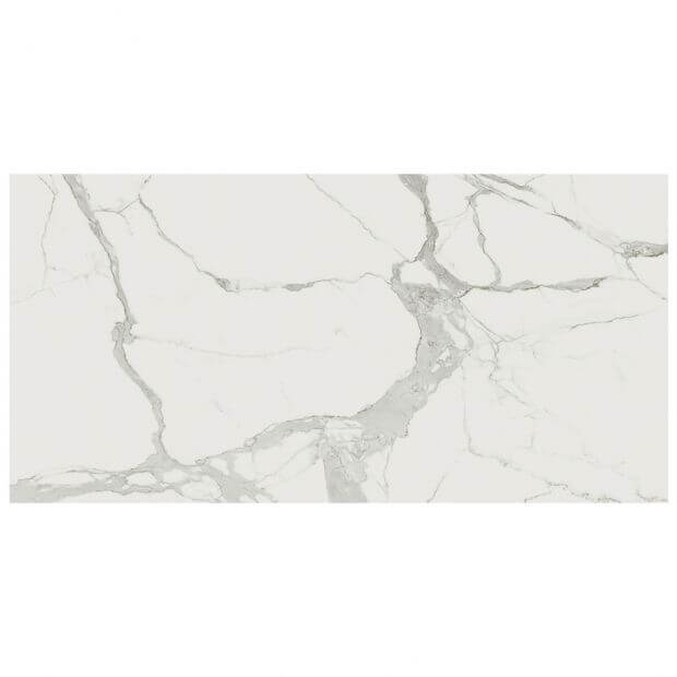 63”x126” Magnum 12mm Marble Statuario Block A Glossy SQUAREFOOT FLOORING - MISSISSAUGA - TORONTO - BRAMPTON