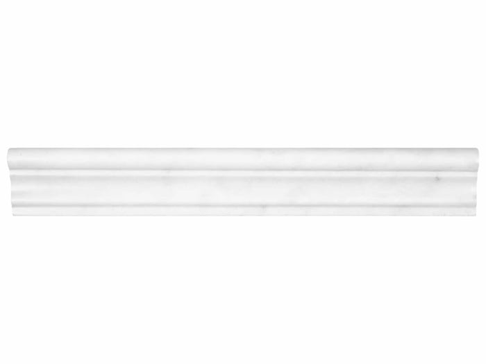 Bianco Venatino 2 X 12 In / 4.5 X 30.5 Cm Chairrail Polished / Honed Marble – Anatolia Tile SQUAREFOOT FLOORING - MISSISSAUGA - TORONTO - BRAMPTON