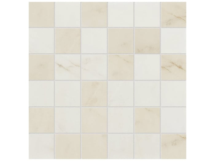 Bellina Cream Porcelain Multi 2 x 2 in / 5 x 5 cm Mosaic Matte – Anatolia Tile SQUAREFOOT FLOORING - MISSISSAUGA - TORONTO - BRAMPTON