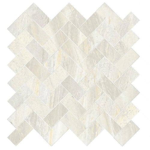 Canyon Oro Polished Herringbone Porcelain Mosaic Sapphirus Stone & Tile SQUAREFOOT FLOORING - MISSISSAUGA - TORONTO - BRAMPTON