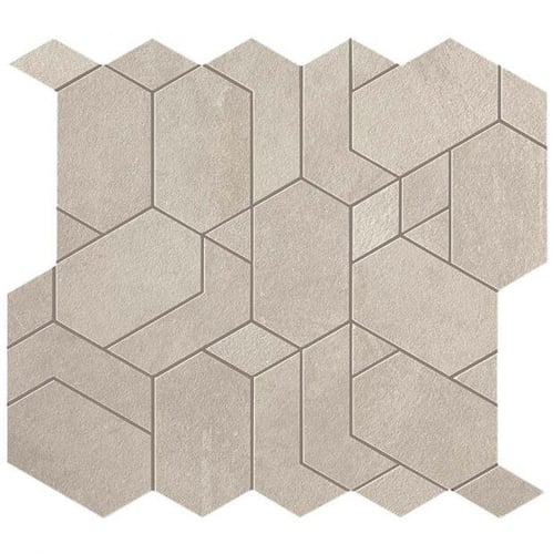 12”x13” Boost Mosaico Shapes White SQUAREFOOT FLOORING - MISSISSAUGA - TORONTO - BRAMPTON