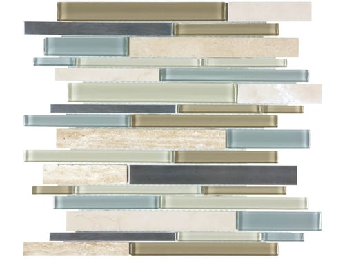 Sea Coast Stainless Random Strip Mosaic – Anatolia Tile SQUAREFOOT FLOORING - MISSISSAUGA - TORONTO - BRAMPTON