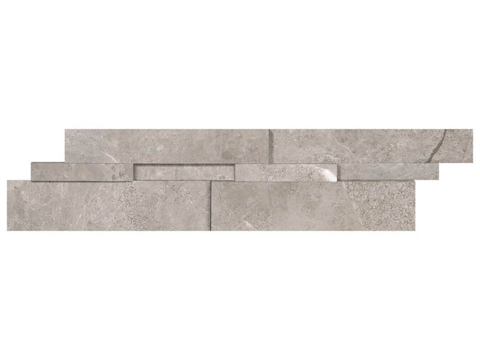 Ritz Gray 6 x 24 in / 15 x 60 cm Honed Cubics Natural Stone – Anatolia Tile SQUAREFOOT FLOORING - MISSISSAUGA - TORONTO - BRAMPTON