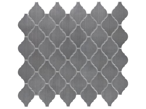 Stainless Steel Lantern Mosaic Glossy – Anatolia Tile SQUAREFOOT FLOORING - MISSISSAUGA - TORONTO - BRAMPTON