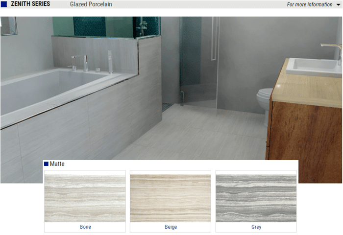 Zenith Series Matte Glazed Porcelain Tiles – Color: Bone, Beige, Grey – Size: 12×24 SQUAREFOOT FLOORING - MISSISSAUGA - TORONTO - BRAMPTON