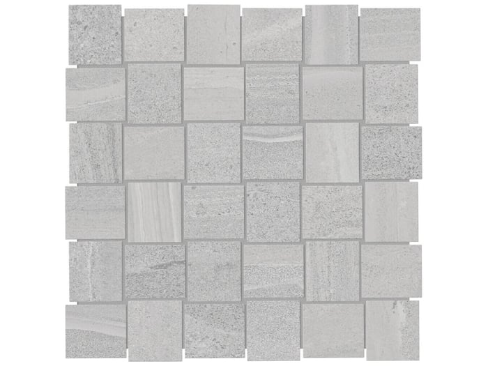 Davenport Ice Porcelain 2 x 2 in / 5 x 5 cm Basketweave Mosaic Matte – Anatolia Tile SQUAREFOOT FLOORING - MISSISSAUGA - TORONTO - BRAMPTON