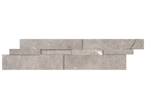 Ritz Gray 6 x 24 in / 15 x 60 cm Cubic Wall Panel Honed Natural Stone – Anatolia Tile SQUAREFOOT FLOORING - MISSISSAUGA - TORONTO - BRAMPTON