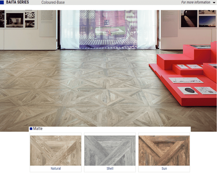 Baita Series Matte Wood Look Porcelain Tiles – Color: Natural, Shell, Sun – Size: 24×24 SQUAREFOOT FLOORING - MISSISSAUGA - TORONTO - BRAMPTON
