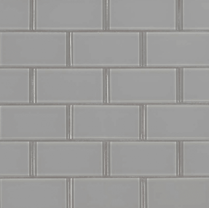 OYSTER GRAY SUBWAY 2X4X8MM Glass Mosaics SQUAREFOOT FLOORING - MISSISSAUGA - TORONTO - BRAMPTON