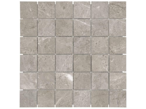 Ritz Gray 2 x 2 in / 5 x 5 cm Mosaic Polished / Honed Natural Stone – Anatolia Tile SQUAREFOOT FLOORING - MISSISSAUGA - TORONTO - BRAMPTON
