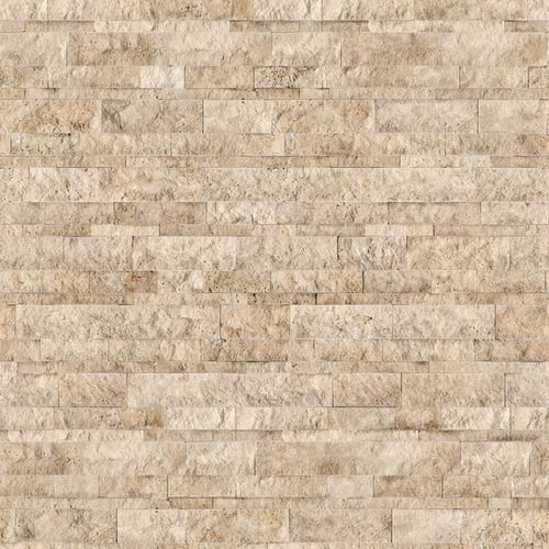 6×24 Siena Avorio Veincut Travertine Split Face Ledgerstone 73-357 SQUAREFOOT FLOORING - MISSISSAUGA - TORONTO - BRAMPTON