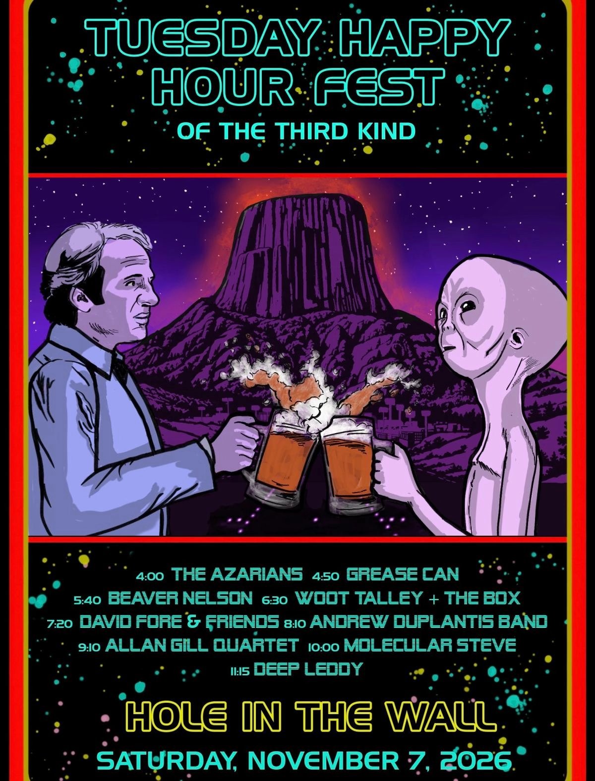 ANDREW DUPLANTIS' HAPPY HOUR FEST OF THE THIRD KIND