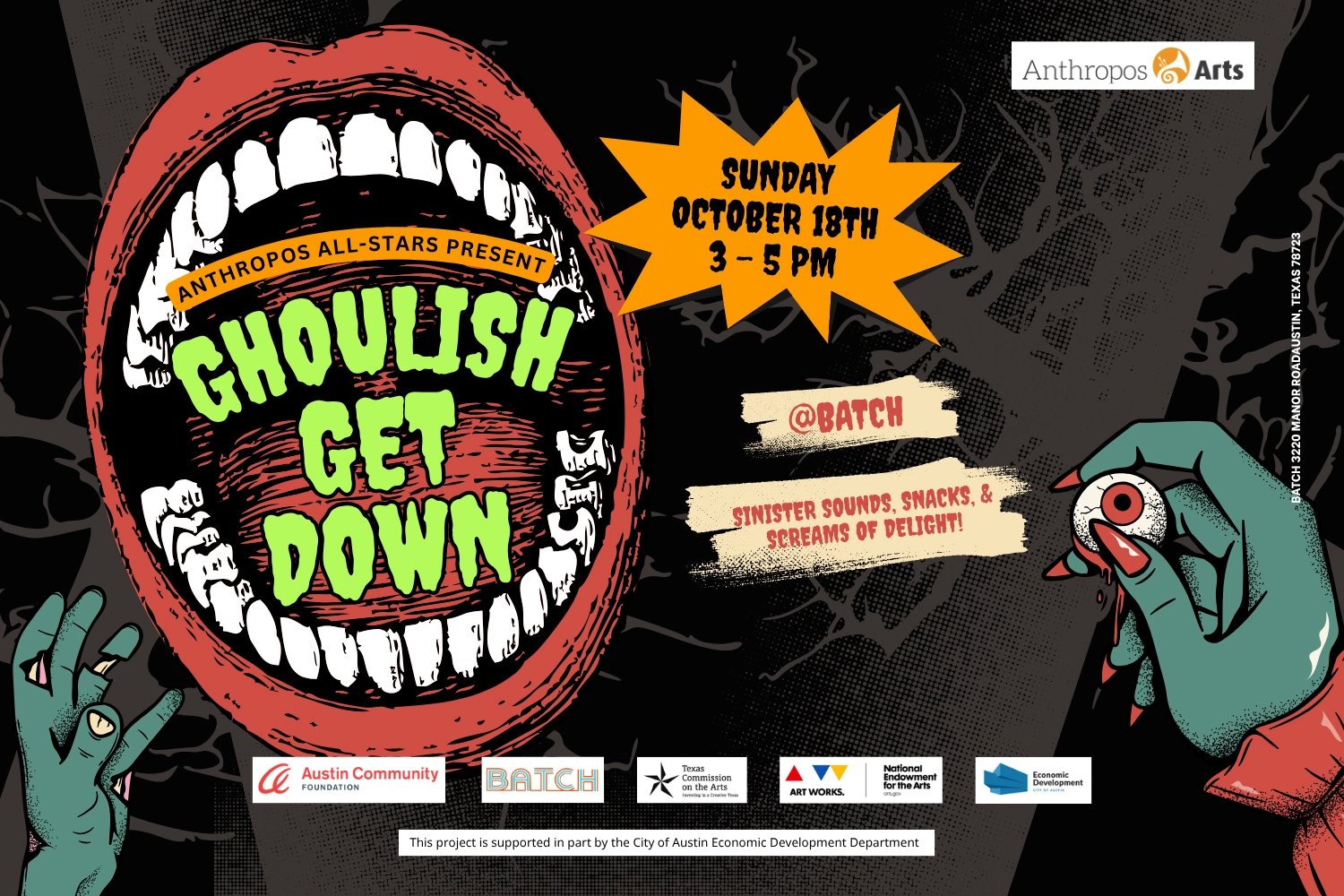 ANTHROPOS ALL STARS PRESENT: GHOULISH GET DOWN