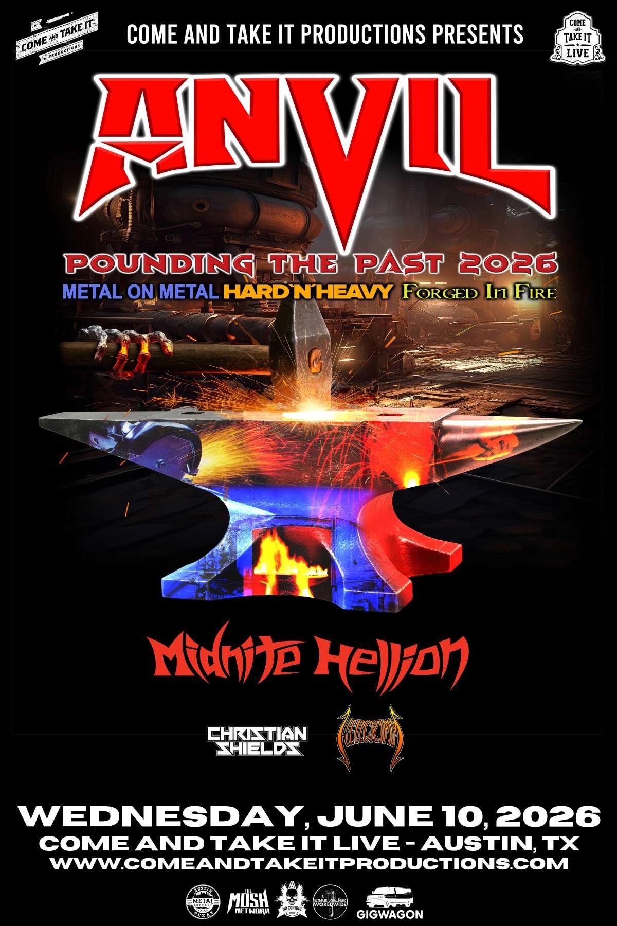 ANVIL: POUNDING THE PAST TOUR 2026
